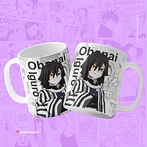 Caneca Obanai - Caneca Personalizada anime Demon Slayer 325ml