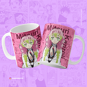 Caneca Mitsuri - Caneca Personalizada anime Demon Slayer 325ml