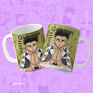 Caneca Gyomei - Caneca Personalizada anime Demon Slayer 325ml