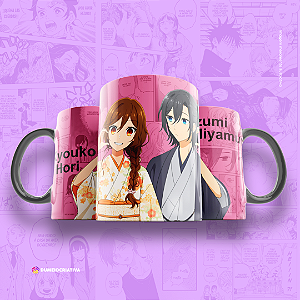 Caneca Horimiya - Caneca Personalizada anime Horimiya 325ml