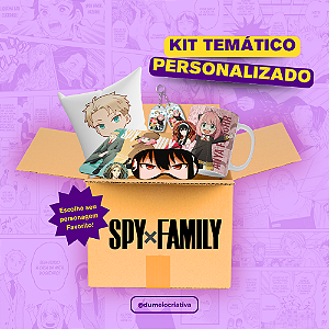 Kit Temático Personalizado - Anime Spy x Family – Tamanhos P ao XG