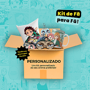 Kit Temático Personalizado - Escolha seu anime preferido – Tamanhos P ao G