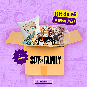 Kit Temático Anime Spy X Family - Tamanho G (33 Itens)