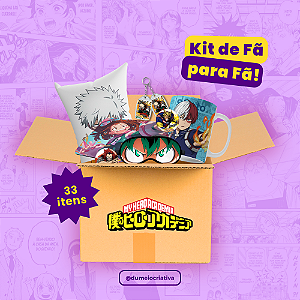 Kit Temático Anime My Hero Academia (Boku no Hero) - Tamanho G (33 Itens)