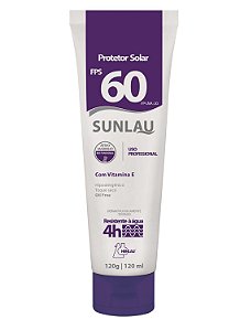 Protetor Solar Sunlau Uv Fps 60 - 120G  Henlau (1 Unid)