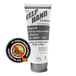 Creme Proteção Grupo 3 Bisnaga Help Hand Extreme Henlau 200G Ca 39091 (1 Unid)