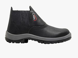 Botina Couro D/El C/B/C Bd Pta Cp074Cp 38 - Ca 39936 - Crival