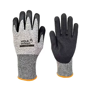 Luva Alg Revest Latex Nit Pt G/09 Cut Oil  R.M.4544D CA 36606 VOLK