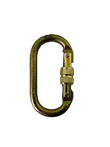Mosquetao Oval Fech Rosca Top 9003 -  Sem Ca - Top Cintos