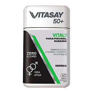 Suplemento Alimentar Vitasay 50+ Vitaly 60 Cápsulas