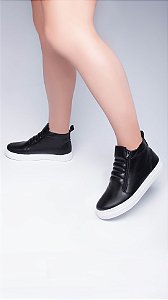 Tênis Feminino Casual Confortável Preto Torricella