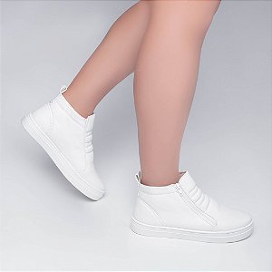 Tênis Feminino Casual Confortável Branco Torricella