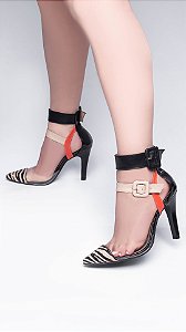 Sapato Feminino Scarpin Salto fino