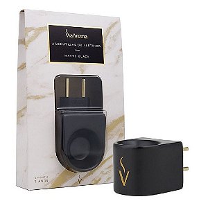 Aromatizador Elétrico Bivolt Matte Black Via Aroma