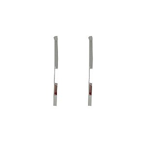 Brincos de prata 925 argola fio oval
