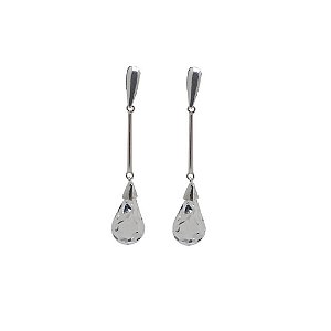 Brincos de prata 925 com cristal