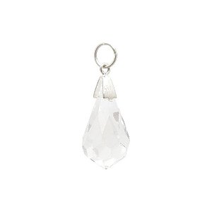 Pingente de prata 925 com cristal