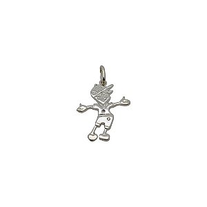 Pingente de prata 925 menino