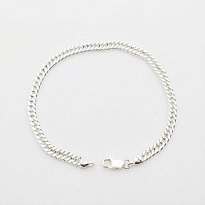 Pulseira em prata 925 masculino groumet