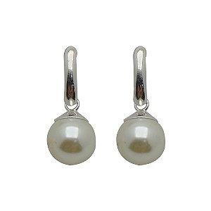 Brincos de Prata 925 com Pérolas 8mm - Elegância e Sofisticação
