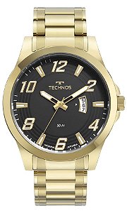 Relógio Technos masculino dourado 2115MXZ1P