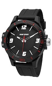 Relógio Mormaii masculino  preto  MO2035FL8R