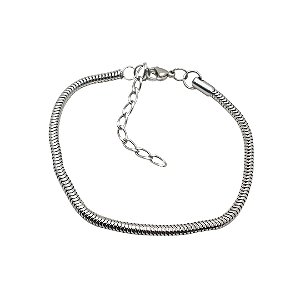 Pulseira de aço inoxidável rabo de rato