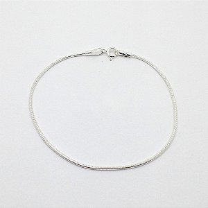 Pulseira de prata 925 rabo de rato