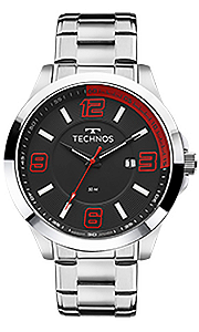 Relógio Technos Masculino Racer prata