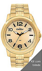 Kit Condor Masculino Dia a Dia Dourado COPC21AECHK4D
