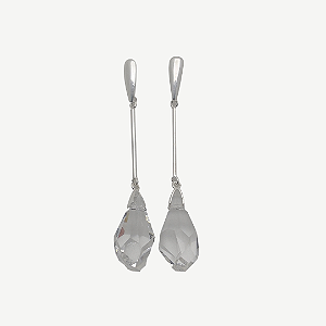 Brincos de prata 925 cristal