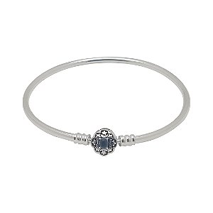 Pulseira de prata 925 para berloques rígida