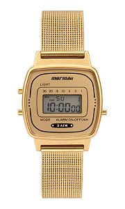 Relógio Mormaii Feminino Vintage Dourado - MO13722C/7D