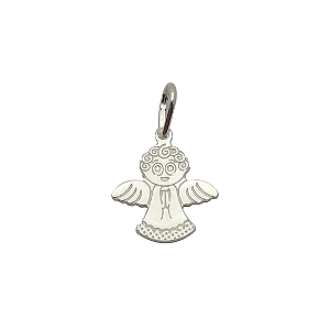 Pingente em Prata 925 Anjo com 15mm de Altura