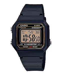 Relógio Casio Illuminator Digital W-217H-9AVDF