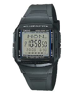 Relógio Casio Masculino Data Bank DB-36-1AVDF