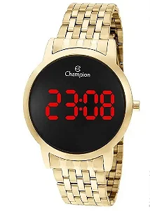 Relógio Digital Feminino Champion CH40099H Dourado