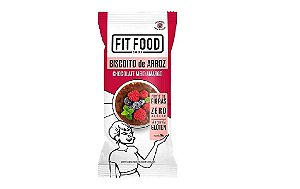 Biscoito de Arroz c/ Chocolate Meio Amargo Fit Food 60g