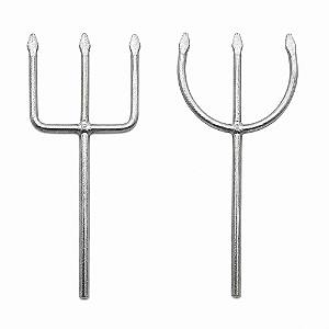 Tridente de Ferro para Exu e Pomba Gira 9 cm – Unidade