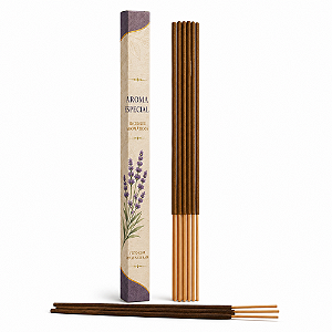 Incenso Aromático de Varetas – Diversos Aromas | Caixa com 8 Varetas