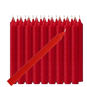 Vela Palito Hora Vermelha 1(um) Kilo - 32 Unidades