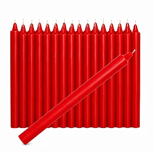 Vela Palito Vermelha Nº 9 18 cm – 1 kg