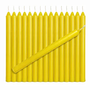 Vela Palito Amarela 18cm – 1kg