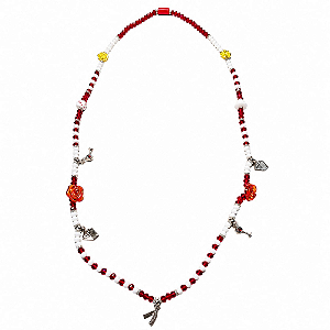 Guia Maria Navalha Cristal de Vidro 8mm 60cm | Maria Jupyra