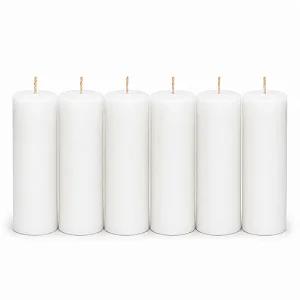 Kit com 6 Velas Votivas 7 Dias 250g Diversas Cores e Bicolores