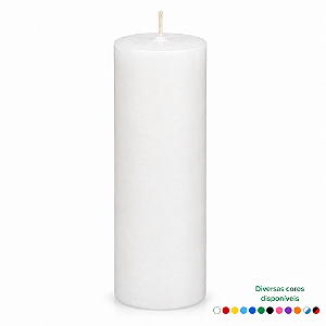 Vela Votiva 7 Dias 250g 50mm Branca e Coloridas | Unidade