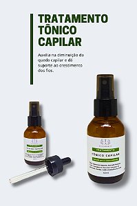 Tônico Capilar com Óleos Essenciais - Tratamento 60ml