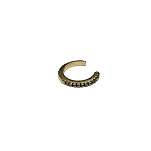 Piercing Fake com Zircônia Preta