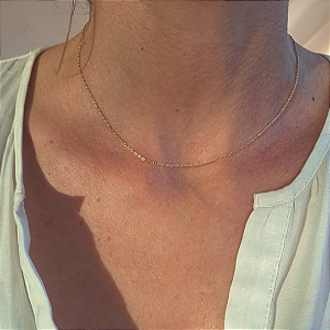 Colar Infantil Folheado a Ouro 18k
