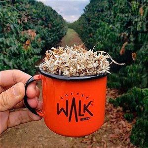 Caneca de ágata - Coffee Walk (Laranja)